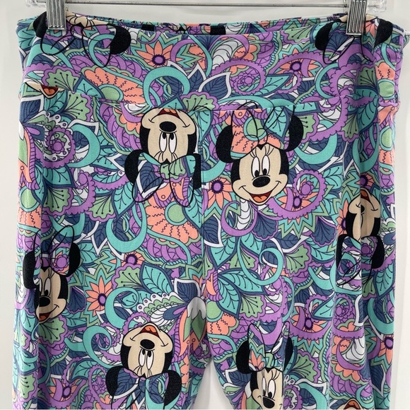 Disney Minnie Mouse Set of 2 Leggings Size Tall & Curvy - Picture 3 of 13
